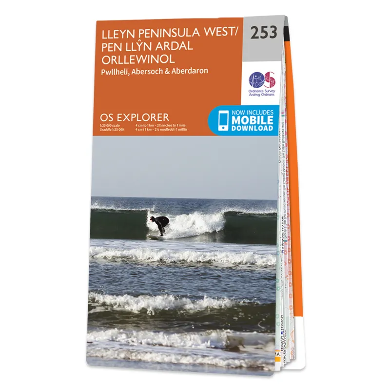 OS Explorer Map 253 - Lleyn Peninsula West